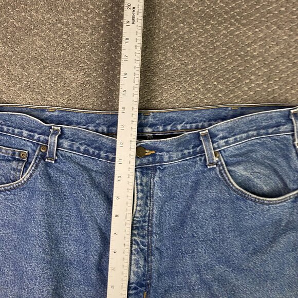 Carhartt B155 DST Relaxed Fit Fleece Lined Jeans Mens 42x32 Measures 41 x 31.5 - Picture 10 of 13